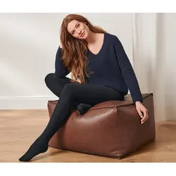 Tchibo - 2 Paar blickdichte Strumpfhosen - Damen - Gr. XL - schwarz