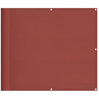 VidaXL Balkon-Sichtschutz Terrakotta 90x1000 cm 100 % Polyester-Oxford