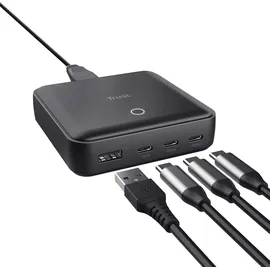 Trust Maxo USB 3-USB-C Schnellladegerät 100W Schwarz