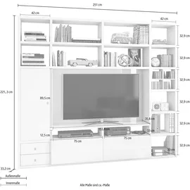 fif Möbel Wohnwand »TORO«, 372-1«
