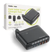 mobile origin MO-CH140-PW12, Drinnen, AC, Schwarz - Schwarz