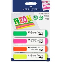Faber-Castell Textilmarker Neon 4er Set