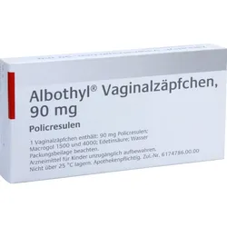 Albothyl Vaginalzäpfchen 6 ST