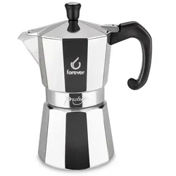 Forever 'Miss Moka Prestige' Aluminium 12 Tassen +b