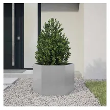 vidaXL Pflanzkübel Sechseckig 69 x 60 x 45 cm Verzinkter Stahl