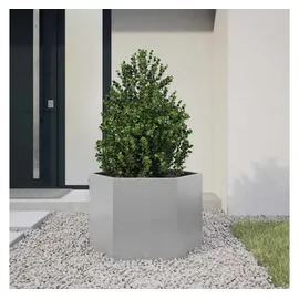 vidaXL Pflanzkübel Sechseckig 69 x 60 x 45 cm Verzinkter Stahl