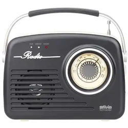 SILVA SCHNEIDER Radio 20W FM USB SD-Speicherkarte schwarz MONO 1965 SCHWARZ