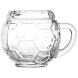 Stölzle LAUSITZ Bierglas Bierkrug FUSSBALLGLAS 6 Stück 0,4 Liter