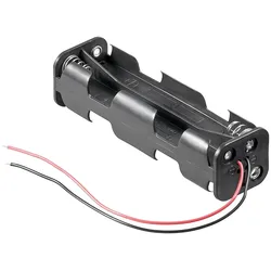 Goobay 8x AA (Mignon) Batteriehalter - lose Kabelenden