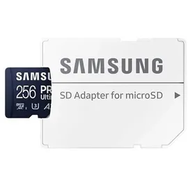 Samsung PRO Ultimate R200/W130 microSDXC 256GB Kit, UHS-I U3, A2, Class 10 (MB-MY256SA/WW)