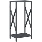 vidaXL Kaminholzregal Kaltgewalzter Stahl 34 x 25 x 70 cm Anthrazit