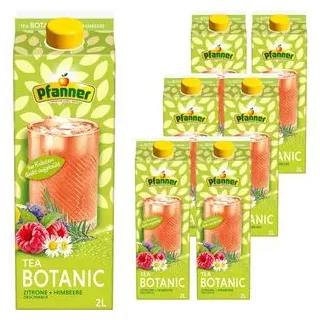 Pfanner Eistee Himbeere, Zitrone 6x 2,0 l