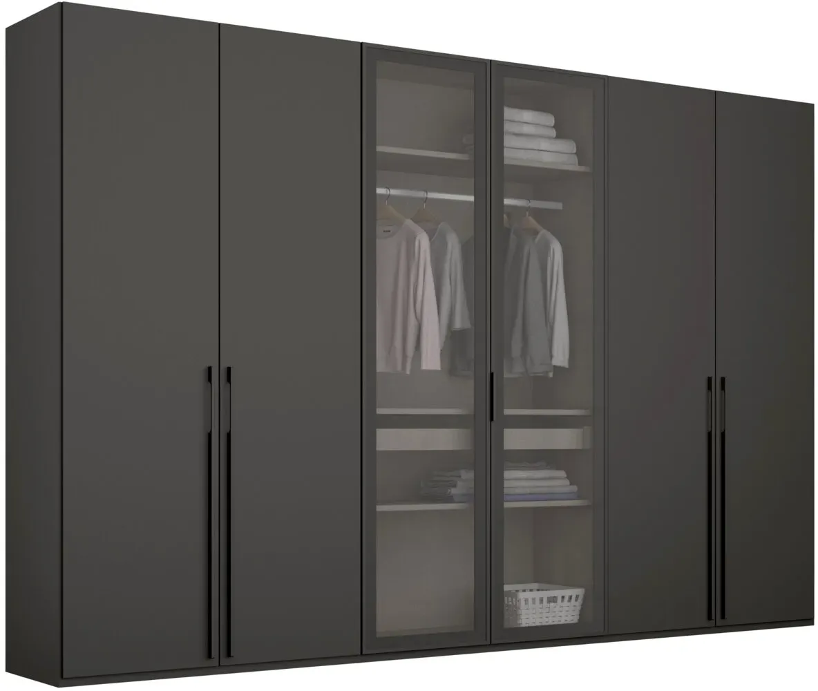 Novel Drehtürenschrank 6-türig SKAT - B/H/T ca. 301,00x223,00x61,00
