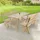MCW Catania Gartentisch 148 x 70 x 76 cm braun
