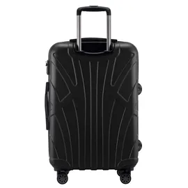 Suitline Hartschalenkoffer Trolley 4-Rollen 66 cm / 58-68 l schwarz