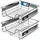 Kesser Teleskopschublade 30-60 cm Edelstahl