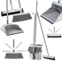 Kadax Reinigungsset 3in1 für Boden, Kehrgarnitur, Handfeger, Stabiles