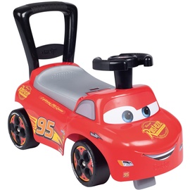 smoby - Cars Auto - Rutscherfahrzeug - Kinderfahrzeug mit Staufach und Kippschutz, für drinnen und draußen, Cars Design, für Kinder ab 10 Monaten,