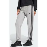 Adidas Essentials 3-Streifen French Terry Cuffed Joggers Medium Grey Heather / Black S