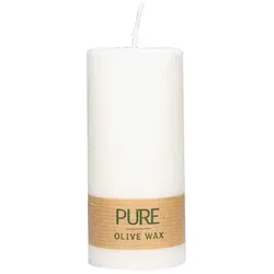 Richard Wenzel PURE Olivenwachs Kerze natural 130x60mm