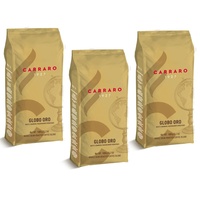 3x 1kg Carraro Globo Oro Kaffeebohnen| Kaffee | Espresso | Mondo Barista