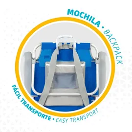 Aktive Strandrucksackstuhl Xxl Blau