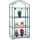 Relaxdays Gewächshaus Kunststoff Grün/PVC 0 mm 0,24 m2