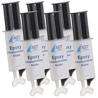 AGT Zweikomponentenkleber Epoxy 6er-Pack