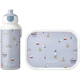Mepal Pausenset Campus Sailors bay Trinkflasche und Brotdose mit Bento-Einsatz