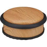 Relaxdays Türstopper Holzoptik Hellbraun 5 x 11 cm