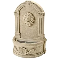 MARELIDA Wandbrunnen mit Löwenkopf 54cm