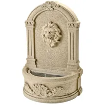 MARELIDA Wandbrunnen mit Löwenkopf 54cm