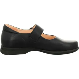 THINK! Damen PENSA chromfrei gegerbte nachhaltige Halbschuhe, SCHWARZ 0000