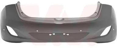 VAN WEZEL Stoßfänger 8244547 hinten für HYUNDAI