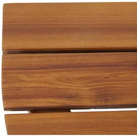 Mendler HWC-L19 Gartentisch 71 x 70 x 34 cm Braun