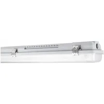 LEDVANCE Feuchtraumleuchte Kunststoff/Metall 120 cm IP65 inkl. Bewegungsmelder grau