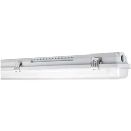 LEDVANCE Feuchtraumleuchte Kunststoff/Metall 120 cm IP65 inkl. Bewegungsmelder grau