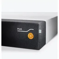 Tempur Matratze Form Plus-Hybrid, Anthrazit, Weiß, Textil, Füllung: Viskoelastischer Kern, rechteckig, 100x200 cm, Über- und Sondergrößen erhältlich, Bezug abnehmbar/waschbar, alternative Größen rundum abnehmbar, Schlafzimmer, Matratzen Shop, Matratzen, Viscoschaummatratze