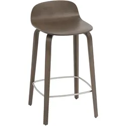 Muuto Visu Barhocker, höhe 65 cm, eiche dunkel gebeizt
