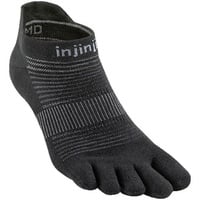 Injinji Unisex Run Original Weight No Show schwarz