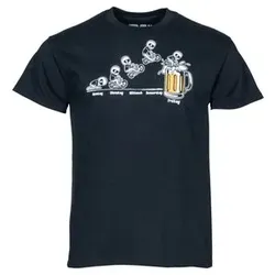 Lethal Threat Lethal Threat The Weekend Kurzarmshirt schwarz, M