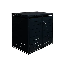 Elephant Gin Mülltonnenbox MTB-13280-AO 132 x 80 cm grau