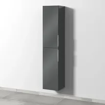 Sanipa 3way Hochschrank 35 x 170 cm Anthrazit-Glanz MDF