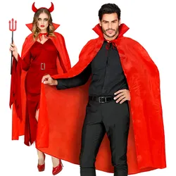 Halloween Umhang Teufel in Rot 130cm - OS