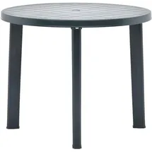 vidaXL Gartentisch Ø 89 x 72 cm Grün