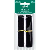 Gründl (2,25€/m) Klettband selbstklebend 2 x 60 cm (=