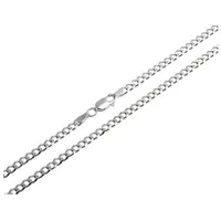 Silberkettenstore Silberkette Kinder-Panzerkette 3mm - 925 Silber, Länge wählbar von 32-37cm silberfarben 35cm