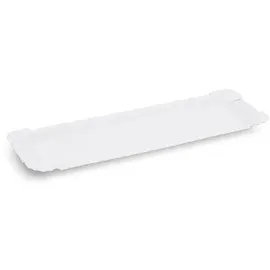 SWS Pappteller Grillteller eckig 8 x 23 cm 2000 St. Weiß