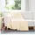 vidaXL Bettüberwurf 200 x 150 cm Creme/Weiß