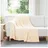 vidaXL Bettüberwurf 200 x 150 cm Creme/Weiß